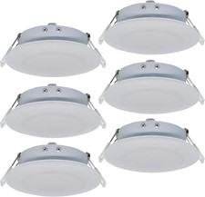 4.5 Inch LED RV Puck Lights, Recessed Ceiling Lights for 12V RV/Boat Pack of 6 