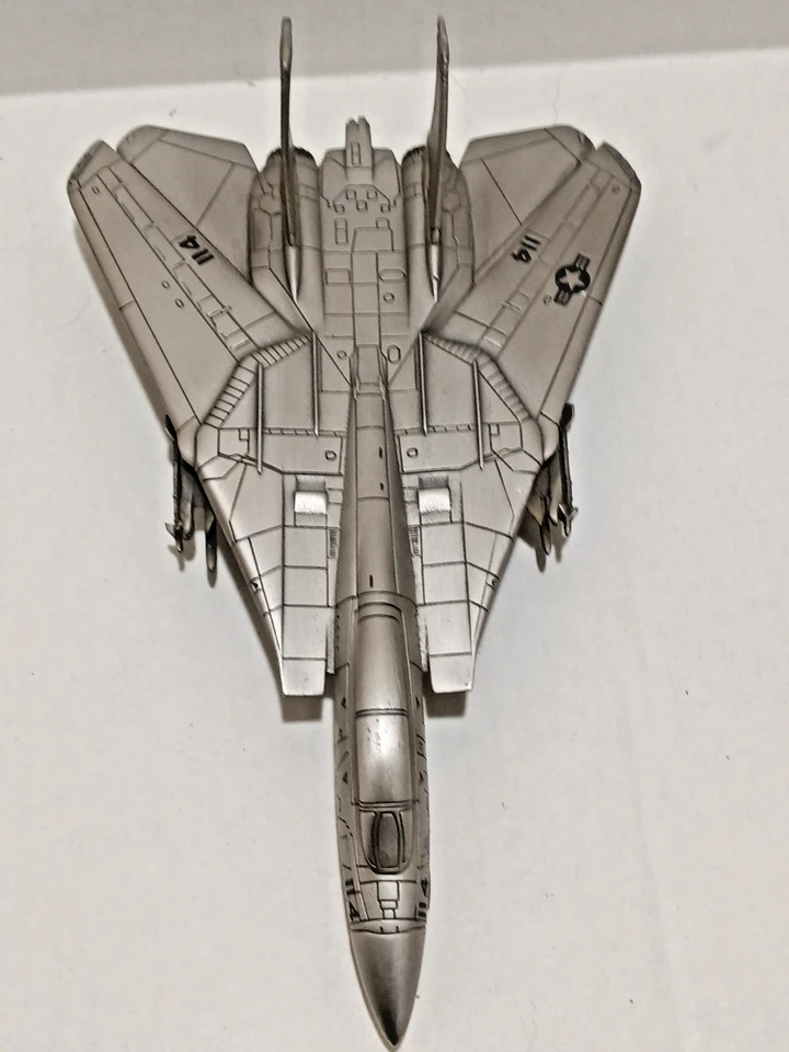 The Franklin Mint F-14 Tomcat US Navy Jagdflugzeug Wings of Glory massiv Zinn