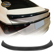 Trunk Spoiler Fits 19-25 Lexus ES250 ES350 ES300h Rear Wing Unpainted Black