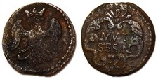 Modena and Reggio 1 Sesino - Rinaldo d'Este (1694-1737)