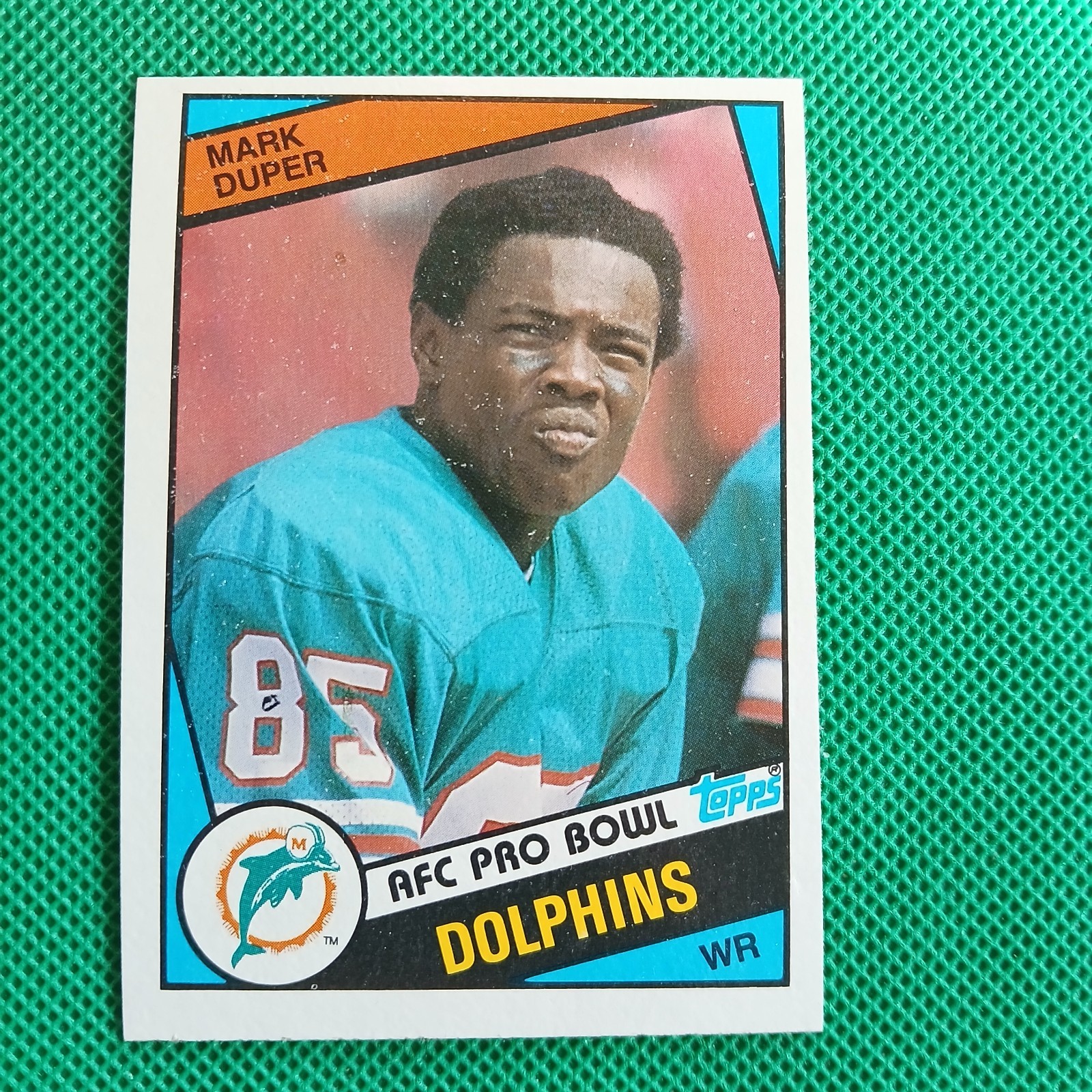 1984 Topps Mark Duper #120 Rookie Card  MIAMI DOLPHINS 