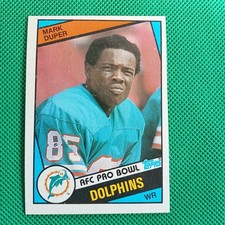 1984 Topps Mark Duper #120 Rookie Card MIAMI DOLPHINS . rookie card picture