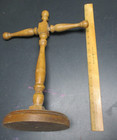 Wooden Jewelry or Hat Stand Approx 17in Tall Pre-owned Fair Condition — photo 4