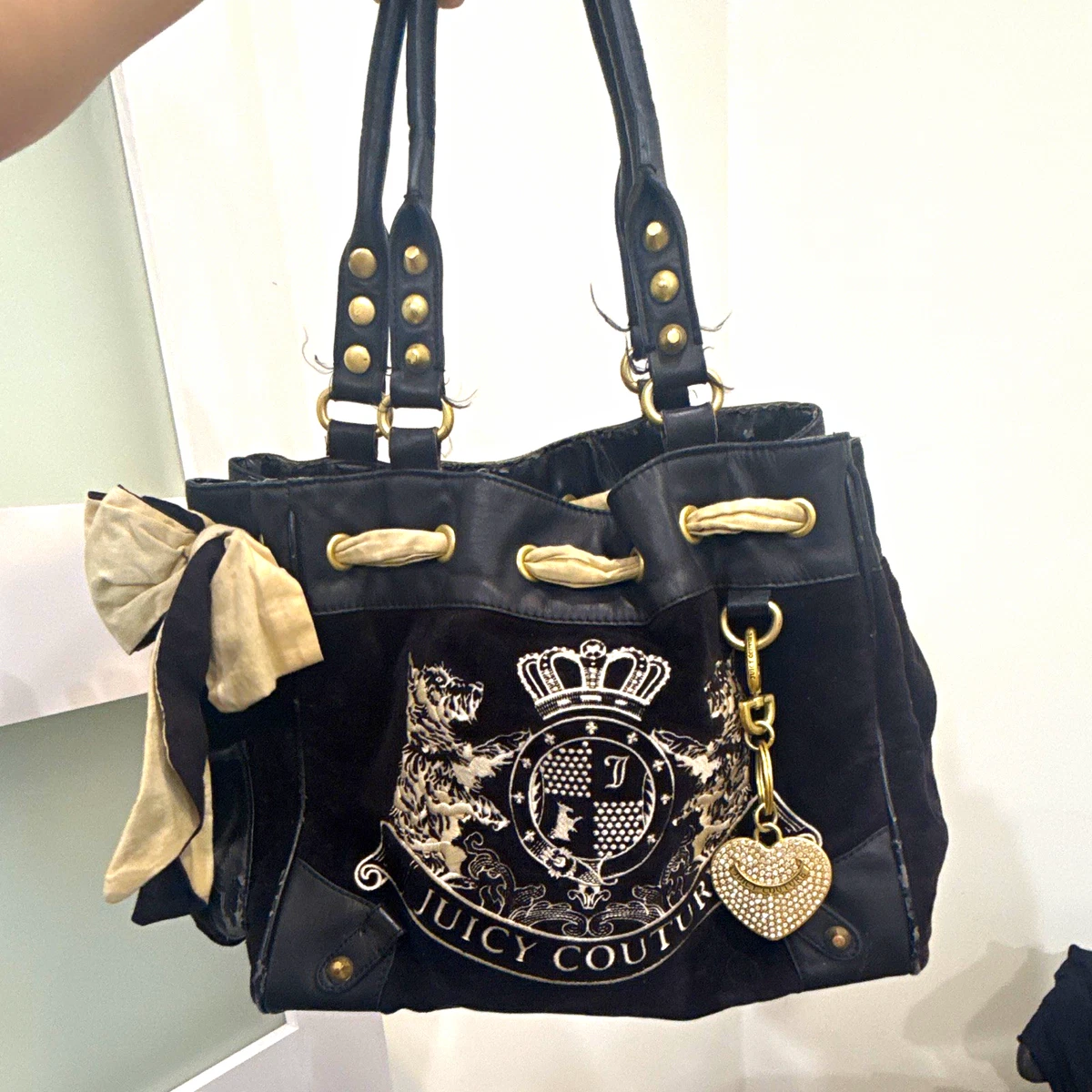 Juicy Couture Satchel/Top Handle Bag Velvet Exterior Bags