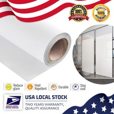 High-quality Frosted Privacy Opaque Window Film White Glass Sticker Static Cling