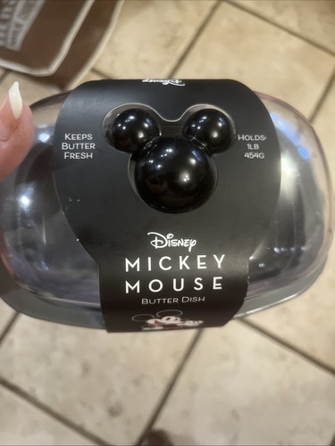 Mickey Mouse Butter Dish NWT - Picture 2 of 5