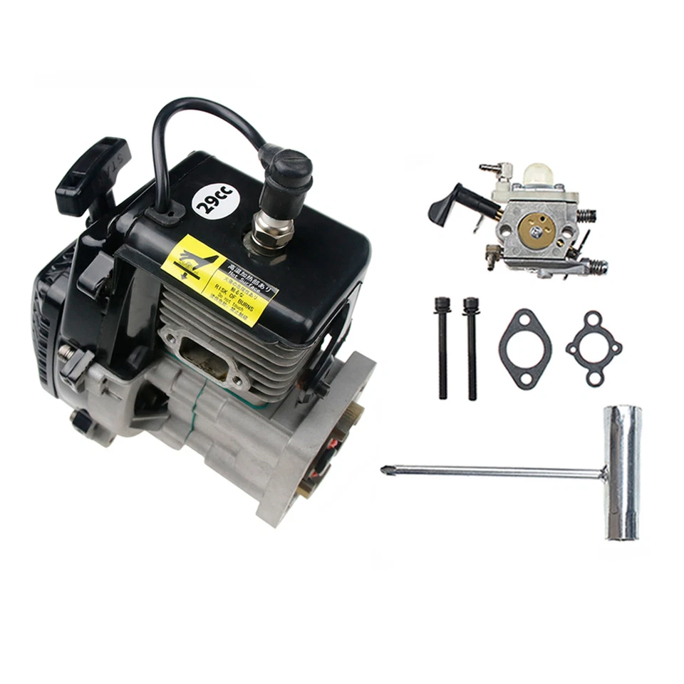 FLMLF 29CC 2 冲程 4 螺栓发动机 适用于 1/5 baja 5B 5T 5SC 遥控汽车零件 — 第 3/4 张图片