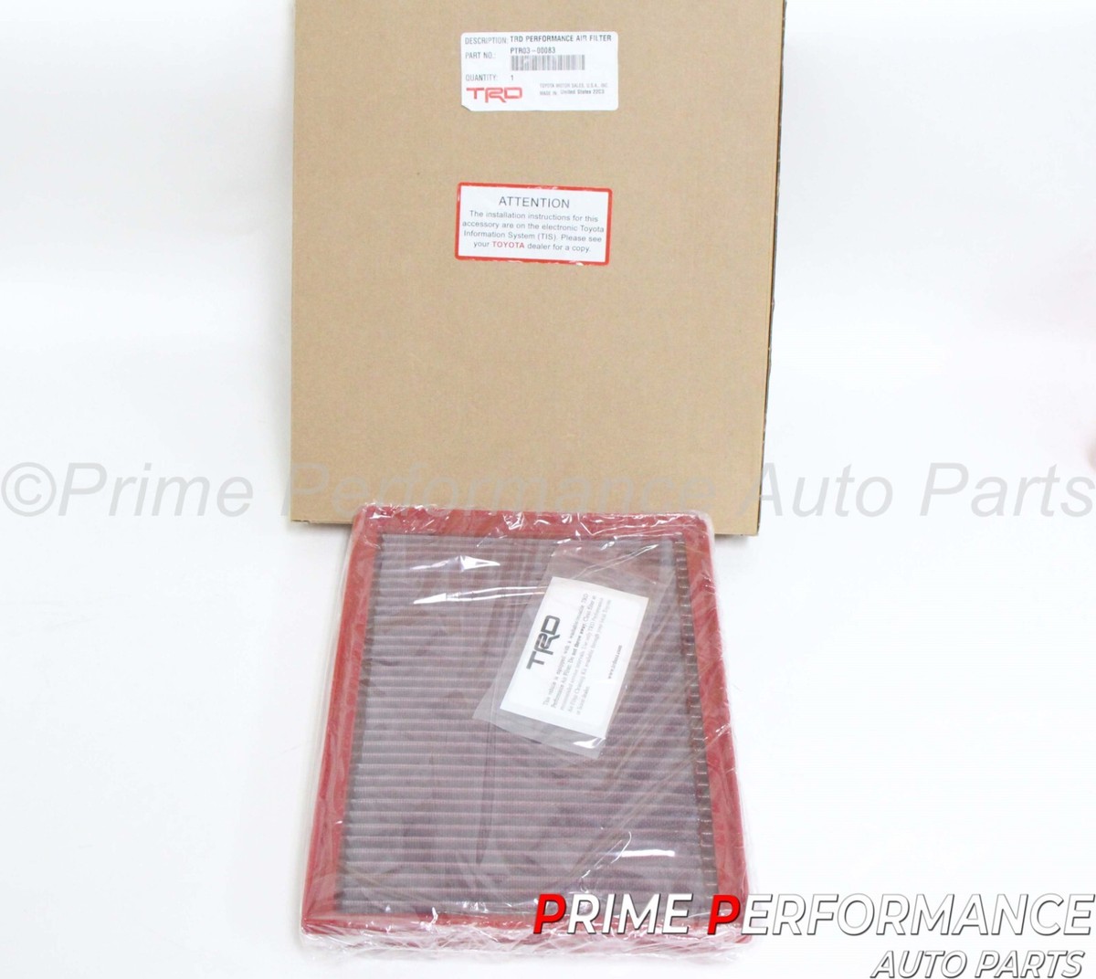 Toyota FJ Cruiser 10-14 4Runner 10-24 V6 4.0L Genuine TRD Air