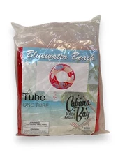 Bluewater Beach Cabana Bay Inflatable Pool Float Swimming Tube 47" W/ Handles