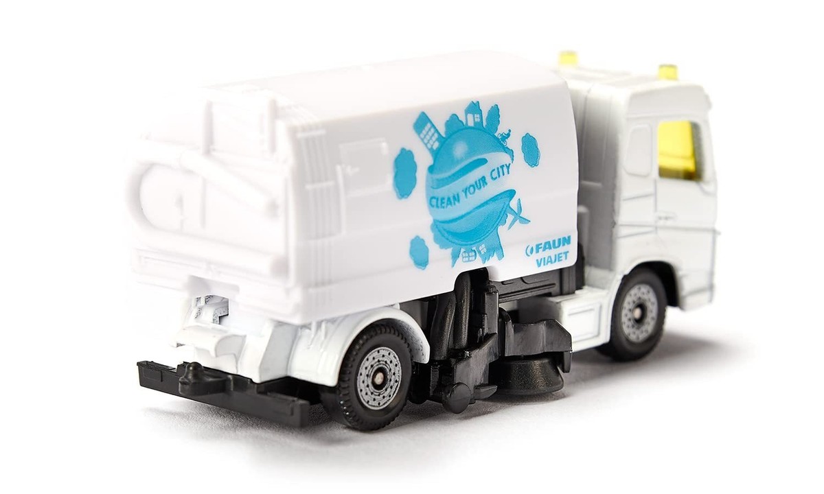 SIKU Street Sweeper Garbage Truck Set for ages 3 and up
