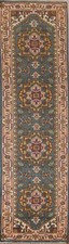 Geometric Traditional Heriz Serapi 10 ft. Run...