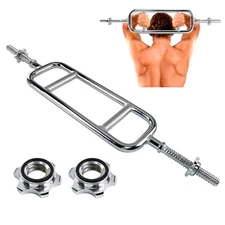 Olympic Barbell Fitness Olympic 300 lbs Capacity 1" Hex Trap Bar 2 Hex Lock Ring
