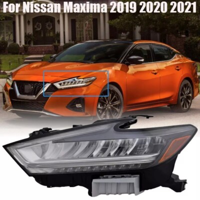 Left Driver Side LED Headlight Assembly For Nissan Maxima 2019-2021