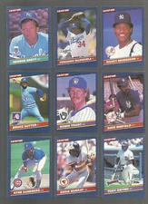 AWESOME lot of 500+ 1986 DONRUSS LEAF baseball cards with STARS and HALL of FAME
