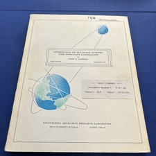 1966 Optimización de sistemas no lineales con restricciones de desigualdad Investigación espacial
