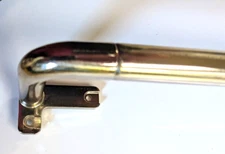 28"-48" 3/4 dia.  Brushed Nickel Finish Side-Wrap French Curtain Rod