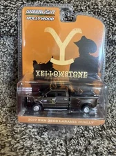 1:64 Greenlight HOLLYWOOD 38 YELLOWSTONE John Dutton's 2017 Ram 3500 Dually