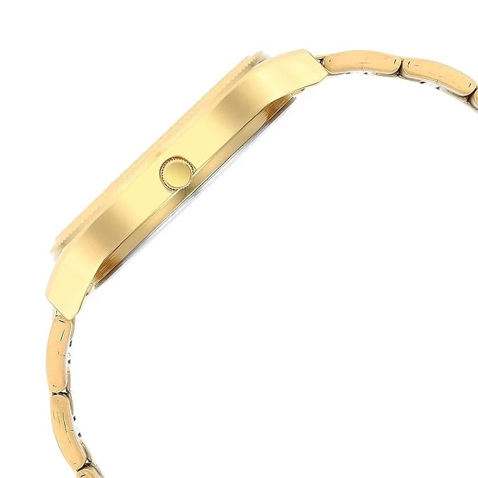 Reloj de cuarzo titanio analógico esfera champán correa de acero inoxidable para hombre-NS1650Y Foto 4 de 4