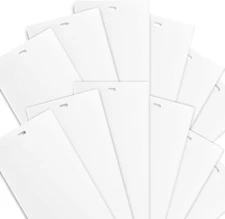 White Vertical Blinds Slats Sliding Door Window Patio (12 Pack)