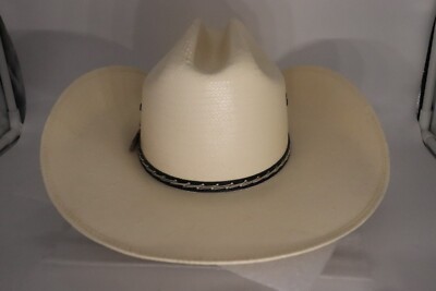 Resistol Cowboy Straw Hat 6 7/8 US 55 Mex 7x | eBay