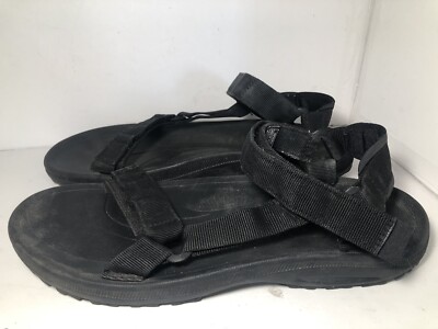 Teva Mens Hurricane II Sandals Size US Mens 12 Style 6461 Black & Gray Straps TEVA Hurricane II Mens Sport Sandals 6461 Size US 11 Trail  main image 2
