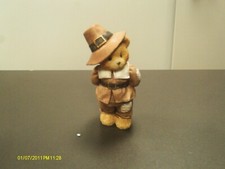 Cherished Teddies - JEDEDIAH Pilgrim figure Giving thanks for friends 1994