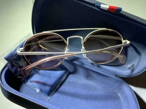 Tommy Hilfiger Women's Smooth Cream/Pink Pilot Sunglasses - TH1455S-0U1Y - Picture 8 of 12