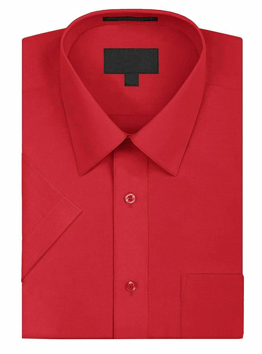 fitted lace wedding dress Men's LS Satin Fashion Shirt | Still of The Night Red Rock Roll N Soul main image 0