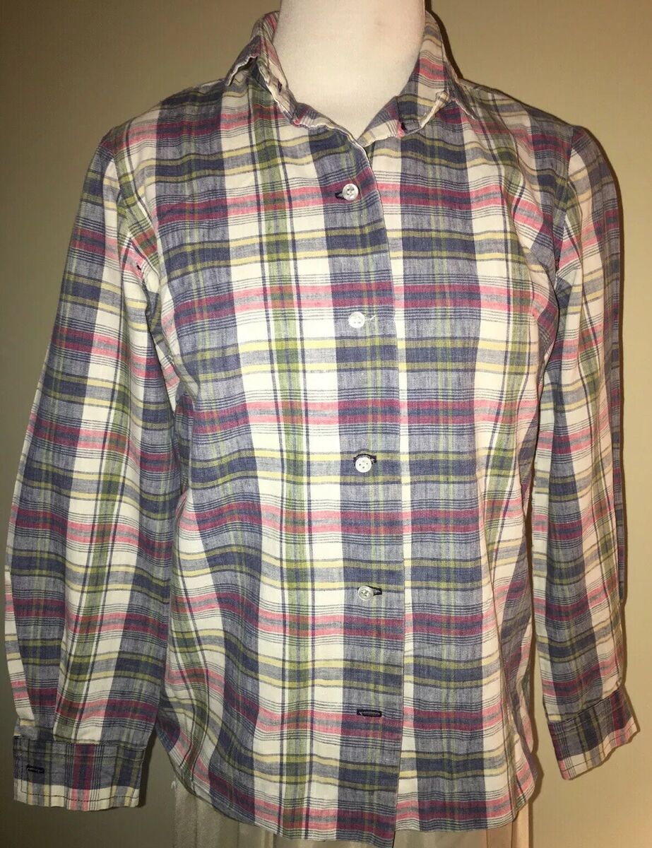 Rare Vintage Kiyyo madras plaid shirt size 6-8 | eBay Rare Vintage Kiyyo madras plaid shirt size 6-8 | eBay