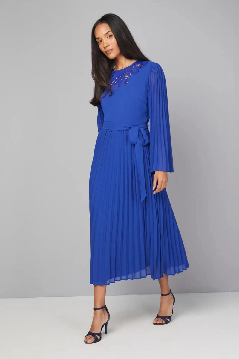jupe en viscose bleu roi moschino depot vente de luxe en ligne tendance