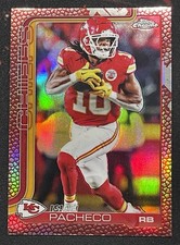 2025 Topps Chrome NFL - Isiah Pacheco Pigskin - Kansas City Chiefs