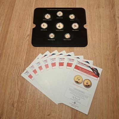 The London Mint Office- Changing Face of Britain's Coinage Elizabeth II Full Set