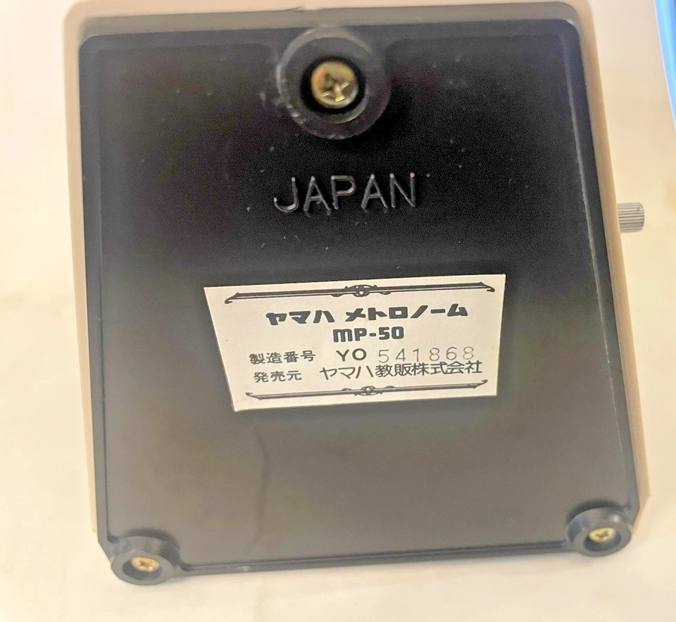 Винтажный Yamaha MP-50 Механический Музыкальный Метроном Япония Протестировано работает 🌺🌺 - Изображение 3 из 4