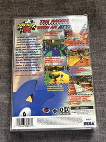 SEGA Sonic R (Sega Saturn) Racing/Car Racing w/ Manual - Sonic the Hedgehog