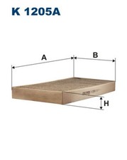 FILTRON Innenraumfilter K 1205A Aktivkohlefilter für R171 SLK SLC MERCEDES R172