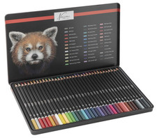 Totum Nassau Fine Art Colouring In Pencils In Artists Tin Box - 36 Pieces Set