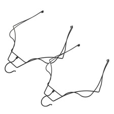 2 Pcs Children's Hanging Rack Hanger for Kids Clothes Cartoon Hangers Toddler
