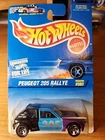 Vintage Hot Wheels Peugeot 205 Rallye Plain Metal Base Rare Variation #507 VHTF