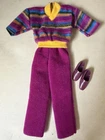 Vintage 1987  Barbie Ken Sweater Soft fashion Set.
