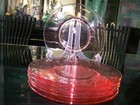 CAMBRIDGE? HEISEY? TIFFIN? PINK CRYSTAL PLATES (6 TOTAL) — photo 3