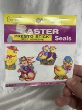 1960's Eureka Easter Seals 48 Sticker Booklet New