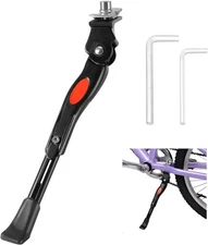 Adjustable Bike Kickstand for Kids 16-20 Inch Bicycles - Rustproof Aluminum Allo