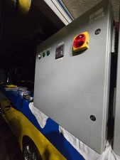 Hoffman C-SD24248 Electrical Enclosure  24x24x8" with Back Plate  Watlow CV 