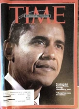 Nov 17th 2008 TIME Magazine COMMEMORATIVE ISSUE BARACK OBAMA