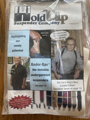 Holdup Brand USA 2in Wide Undergarment Hidden Beige Suspenders X-back 6502XP