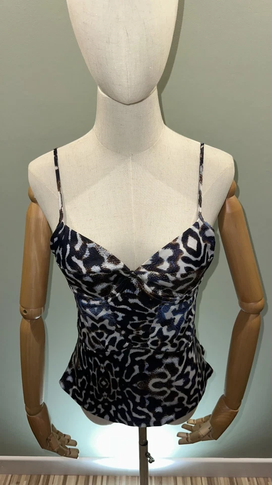 Corsé para mujer Just Cavalli multicolor estampado animal talla 42 Foto 4 de 4