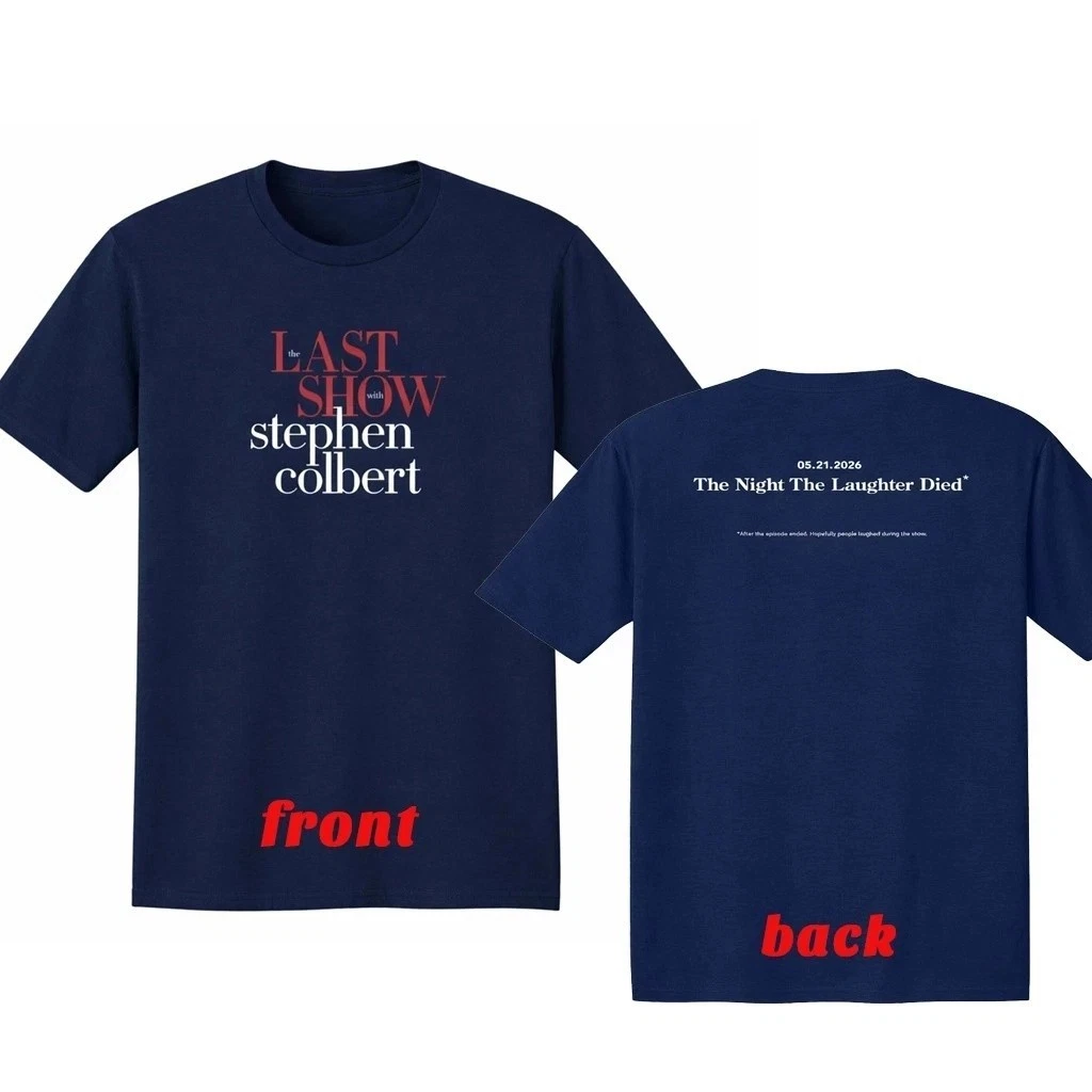 THE LAST SHOW with STEPHEN COLBERT 2026 T-Shirt, Gif Fan