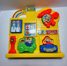 Vintage Amloid Toy Pre-school Play City Activity Puzzle Made in USA