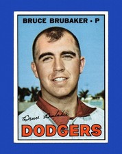 1967 Topps Set-Break #276 Bruce Brubaker EX-EXMINT *GMCARDS*