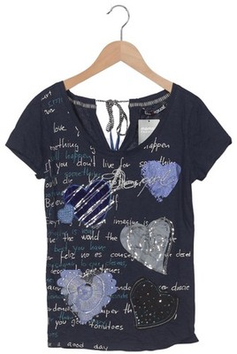 Desigual T-Shirt Damen Shirt Kurzärmliges Oberteil Gr. M Baumwolle M... #6bf7nda